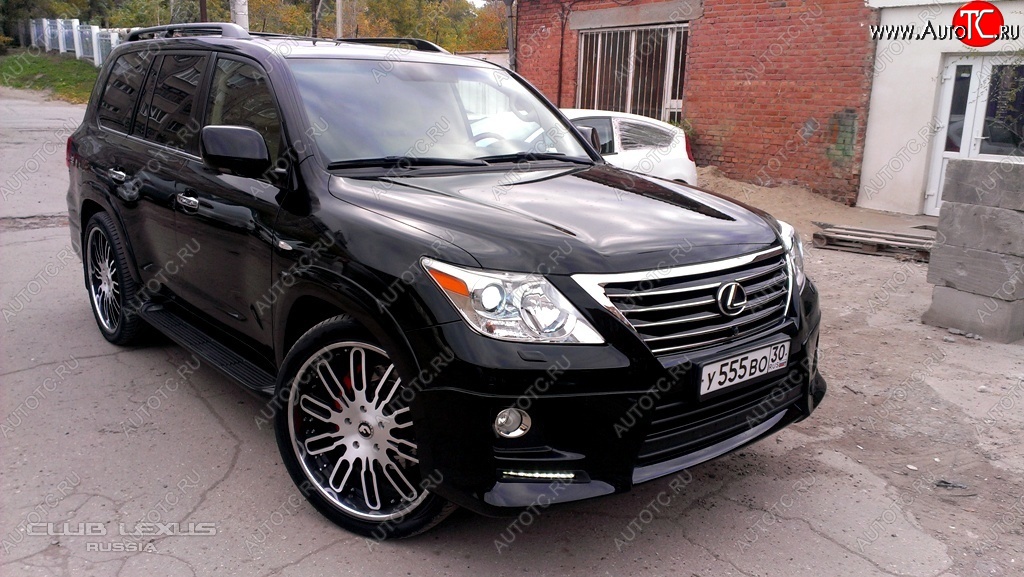 15 349 р. Накладки на колёсные арки JAOS Lexus LX570 J200 дорестайлинг (2007-2012) (Неокрашенные)  с доставкой в г. Санкт‑Петербург