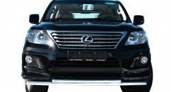 30 149 р. Двойная защита переднего бампера d 60х42 Sport Package Souz-96 Lexus LX570 J200 дорестайлинг (2007-2012)  с доставкой в г. Санкт‑Петербург. Увеличить фотографию 2