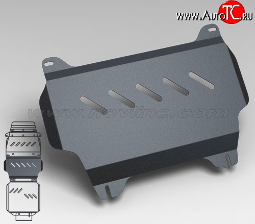 3 279 р. Защита картера двигателя Novline (4.5/4.7/5.7, АКПП, 3 мм)  Lexus LX570  J200 (2007-2012), Toyota Land Cruiser  200 (2007-2012)  с доставкой в г. Санкт‑Петербург