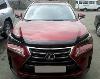 Дефлектор капота SIM Lexus NX 300h Z10 дорестайлинг (2014-2017)