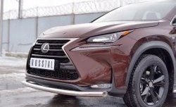 16 999 р. Защита переднего бампера (Ø63 мм, нержавейка) Russtal  Lexus NX200  Z10 (2014-2017) дорестайлинг  с доставкой в г. Санкт‑Петербург. Увеличить фотографию 4