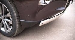 11 249 р. Защита переднего бампера (Ø75х42 мм, нержавейка) Russtal  Lexus RX ( 350,  450H,  270) (2008-2012)  с доставкой в г. Санкт‑Петербург. Увеличить фотографию 2