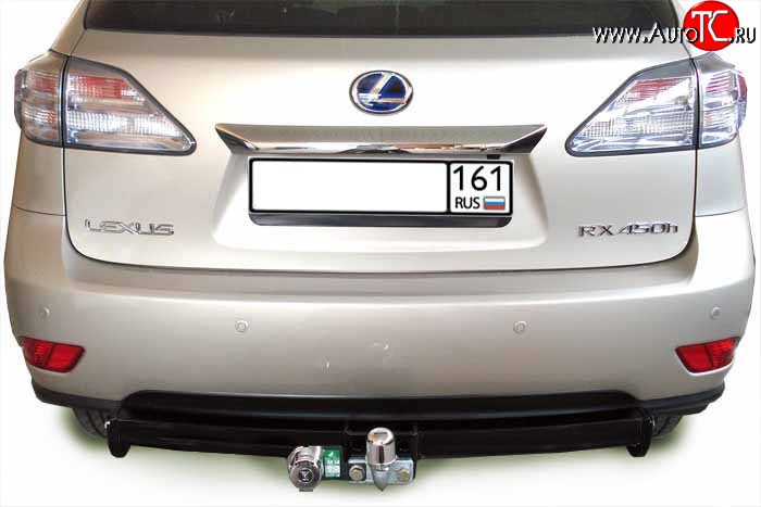 8 349 р. Фаркоп Лидер Плюс (до 1200 кг) Lexus RX350 AL10 дорестайлинг (2008-2012) (Без электропакета)  с доставкой в г. Санкт‑Петербург