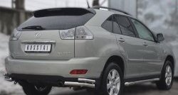 21 999 р. Защита порогов из круглой трубы диаметром 63 мм SLITKOFF Lexus RX330 XU30 (2003-2006)  с доставкой в г. Санкт‑Петербург. Увеличить фотографию 2