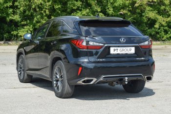 16 599 р. Фаркоп Petroil Tuning (съемный квадрат, кроме версии Long) Lexus RX350 AL20 дорестайлинг (2015-2019)  с доставкой в г. Санкт‑Петербург. Увеличить фотографию 3