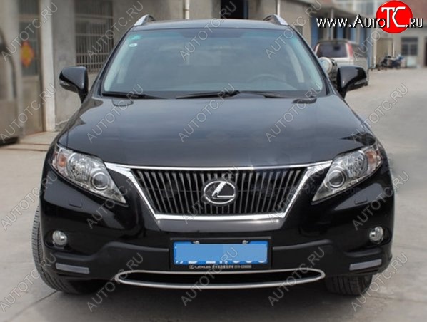 21 599 р. Накладка на передний бампер CT v2 v2 Lexus RX350 AL10 дорестайлинг (2008-2012) (Неокрашенная)  с доставкой в г. Санкт‑Петербург