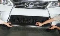 Накладка на передний бампер CT v3 v3 Lexus RX 350 AL10 дорестайлинг (2008-2012)