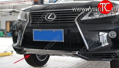 21 599 р. Накладка на передний бампер CT v4 v4 Lexus RX350 AL10 дорестайлинг (2008-2012) (Неокрашенная)  с доставкой в г. Санкт‑Петербург