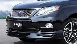 13 349 р. Накладка JAOS на передний бампер Lexus RX350 AL10 дорестайлинг (2008-2012) (Неокрашенная)  с доставкой в г. Санкт‑Петербург. Увеличить фотографию 1