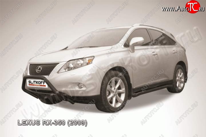 18 599 р. Кенгурятник d57 низкий мини Lexus RX350 AL10 дорестайлинг (2008-2012) (Цвет: серебристый)  с доставкой в г. Санкт‑Петербург