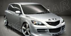 Реснички на фары CSR Mazda 3/Axela BK рестайлинг, хэтчбэк (2006-2009)