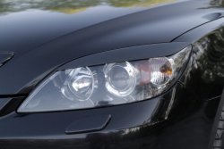 Реснички на фары SHORT STYLE Mazda 3/Axela BK рестайлинг, хэтчбэк (2006-2009)