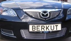 3 999 р. Декоративная вставка решетки радиатора Berkut Mazda 3/Axela BK дорестайлинг седан (2003-2006)  с доставкой в г. Санкт‑Петербург. Увеличить фотографию 1