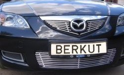 5 399 р. Декоративная вставка воздухозаборника Berkut  Mazda 3/Axela  BK (2003-2006) дорестайлинг седан  с доставкой в г. Санкт‑Петербург. Увеличить фотографию 1