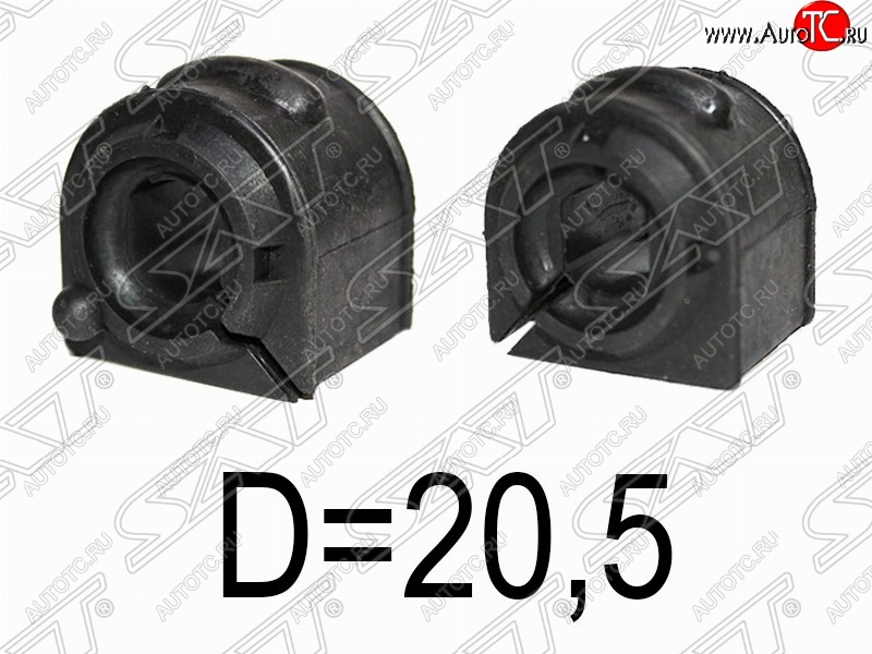 199 р. Резиновая втулка переднего стабилизатора SAT (D=20.5)  Mazda 3/Axela ( BK,  BL) - 5  с доставкой в г. Санкт‑Петербург