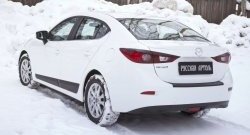 3 699 р. Молдинги RA Mazda 3/Axela BM дорестайлинг седан (2013-2016) (Поверхность глянец под окраску, Неокрашенные)  с доставкой в г. Санкт‑Петербург. Увеличить фотографию 2