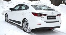 979 р. Реснички на фонари RA  Mazda 3/Axela  BM (2013-2016) дорестайлинг седан (Неокрашенные)  с доставкой в г. Санкт‑Петербург. Увеличить фотографию 7