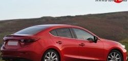 1 699 р. Лип спойлер M-VRS Mazda 3/Axela BM дорестайлинг седан (2013-2016) (Неокрашенный)  с доставкой в г. Санкт‑Петербург. Увеличить фотографию 4