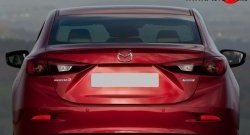 1 699 р. Лип спойлер M-VRS Mazda 3/Axela BM дорестайлинг седан (2013-2016) (Неокрашенный)  с доставкой в г. Санкт‑Петербург. Увеличить фотографию 2