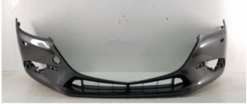 4 099 р. Бампер передний BodyParts  Mazda 3/Axela  BM (2016-2019) (Неокрашенный)  с доставкой в г. Санкт‑Петербург. Увеличить фотографию 1