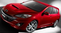 4 899 р. Пороги накладки KNIGHT SPORTS Mazda 3/Axela BL дорестайлинг, хэтчбэк 5 дв. (2009-2011) (Неокрашенные)  с доставкой в г. Санкт‑Петербург. Увеличить фотографию 2