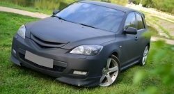 3 189 р. Решётка радиатора (спорт) Style (сетка) Mazda 3/Axela BK дорестайлинг, хэтчбэк (2003-2006) (Неокрашенная)  с доставкой в г. Санкт‑Петербург. Увеличить фотографию 1