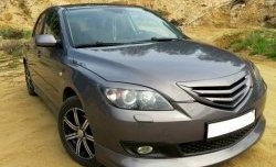 Реснички на фары Лодочки Mazda 3/Axela BK рестайлинг, хэтчбэк (2006-2009)