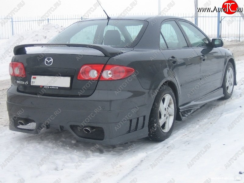 7 599 р. Задний бампер ST Mazda 6 GG седан дорестайлинг (2002-2005)  с доставкой в г. Санкт‑Петербург