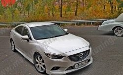 11 399 р. Пороги накладки SkyActivSport  Mazda 6  GJ (2012-2018) дорестайлинг седан, 1-ый рестайлинг седан (Неокрашенные)  с доставкой в г. Санкт‑Петербург. Увеличить фотографию 2