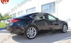 5 199 р. Лип спойлер Boomer Design Mazda 6 GJ 1-ый рестайлинг седан (2015-2018) (Неокрашенный)  с доставкой в г. Санкт‑Петербург. Увеличить фотографию 2