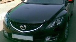 2 699 р. Дефлектор капота NovLine Mazda 6 GJ дорестайлинг седан (2012-2015)  с доставкой в г. Санкт‑Петербург. Увеличить фотографию 2