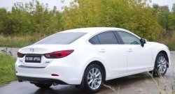 1 269 р. Накладка на задний бампер RA  Mazda 6  GJ (2012-2018) дорестайлинг седан, 1-ый рестайлинг седан  с доставкой в г. Санкт‑Петербург. Увеличить фотографию 3