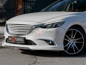 7 899 р. Решетка радиатора (Supreme с пакетом Plus и Executive, Grand Touring) MV tuning Mazda 6 GJ 1 рестайлинг универсал (2015-2018) (Неокрашенная)  с доставкой в г. Санкт‑Петербург. Увеличить фотографию 7