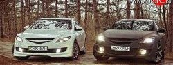 4 999 р. Решётка радиатора Sport Mazda 6 GH дорестайлинг седан (2007-2010) (Неокрашенная)  с доставкой в г. Санкт‑Петербург. Увеличить фотографию 2