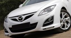 579 р. Реснички на фары RA Mazda 6 GH дорестайлинг седан (2007-2010) (Неокрашенные)  с доставкой в г. Санкт‑Петербург. Увеличить фотографию 2