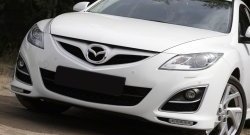 579 р. Реснички на фары RA Mazda 6 GH дорестайлинг седан (2007-2010) (Неокрашенные)  с доставкой в г. Санкт‑Петербург. Увеличить фотографию 4