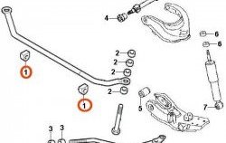 229 р. Полиуретановая втулка стабилизатора передней подвески Точка Опоры (24,5 мм)  Mazda B-Series (1998-2007)  с доставкой в г. Санкт‑Петербург. Увеличить фотографию 3