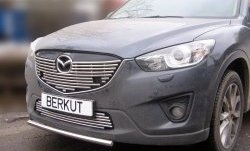 9 399 р. Декоративная вставка решетки радиатора Berkut Mazda CX-5 KE рестайлинг (2015-2017)  с доставкой в г. Санкт‑Петербург. Увеличить фотографию 1