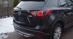 5 699 р. Лип спойлер CT Mazda CX-5 KE дорестайлинг (2011-2014) (Неокрашенный)  с доставкой в г. Санкт‑Петербург. Увеличить фотографию 6