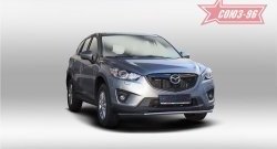 15 254 р. Одинарная защита переднего бампера (d42) Premium Souz-96 Mazda CX-5 KE рестайлинг (2015-2017)  с доставкой в г. Санкт‑Петербург. Увеличить фотографию 1