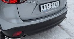 18 499 р. Защита заднего бампера (Ø63 мм уголки, нержавейка) SLITKOFF Mazda CX-5 KE дорестайлинг (2011-2014)  с доставкой в г. Санкт‑Петербург. Увеличить фотографию 2