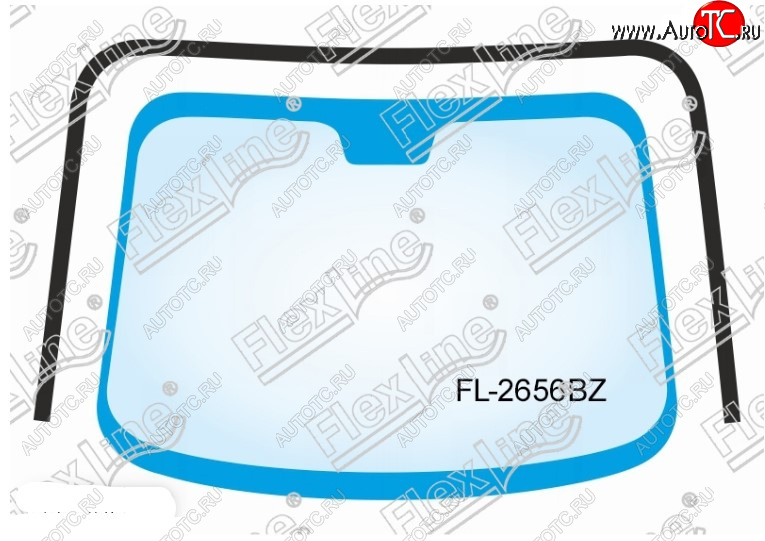 1 799 р. Молдинг лобового стекла FlexLine  Mazda CX-7  ER (2006-2012) дорестайлинг, рестайлинг  с доставкой в г. Санкт‑Петербург