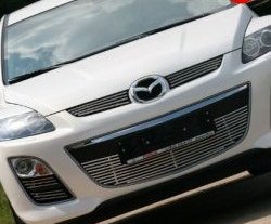 5 849 р. Декоративная вставка воздухозаборника Novline (d16 мм) Mazda CX-7 ER рестайлинг (2010-2012)  с доставкой в г. Санкт‑Петербург. Увеличить фотографию 2