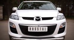 15 999 р. Одинарная защита переднего бампера диаметром 76 мм Russtal Mazda CX-7 ER рестайлинг (2010-2012)  с доставкой в г. Санкт‑Петербург. Увеличить фотографию 1