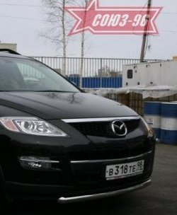 2 384 р. Защита переднего бампера одинарная Souz-96 (d60) Mazda CX-9 TB дорестайлинг (2007-2009)  с доставкой в г. Санкт‑Петербург. Увеличить фотографию 1