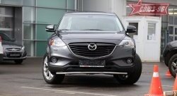 Защита переднего бампера (d42) Premium Souz-96 Mazda CX-9 TB 2-ой рестайлинг (2012-2015)