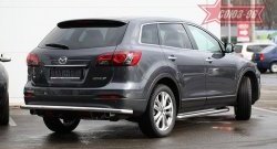 15 029 р. Защита заднего бампера рестайлинг Souz-96 (d60) Mazda CX-9 TB дорестайлинг (2007-2009)  с доставкой в г. Санкт‑Петербург. Увеличить фотографию 2