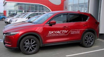 2 299 р. Дефлектора окон SIM  Mazda CX-5  KF (2016-2024)  с доставкой в г. Санкт‑Петербург. Увеличить фотографию 1