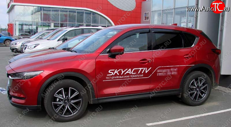 2 299 р. Дефлектора окон SIM  Mazda CX-5  KF (2016-2024)  с доставкой в г. Санкт‑Петербург