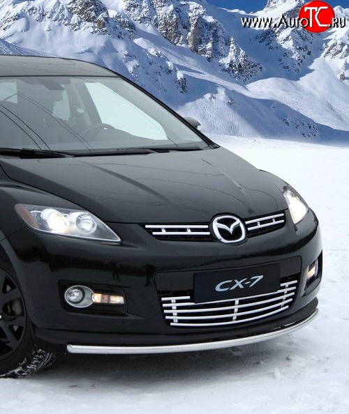 872 р. Декоративная вставка воздухозаборника Novline Mazda CX-7 ER дорестайлинг (2006-2010)  с доставкой в г. Санкт‑Петербург